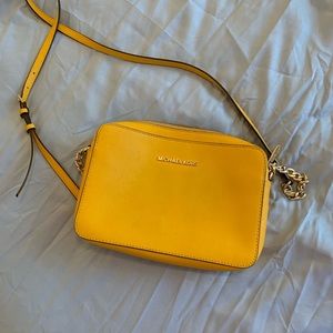 Michael Kors Mustard Crossbody Purse